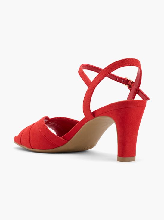 graceland heeled sandal red deichmann