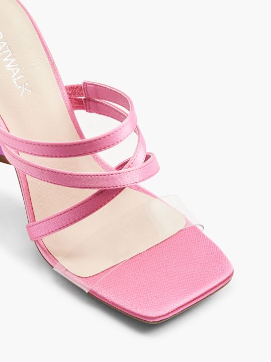 catwalk mule pink deichmann