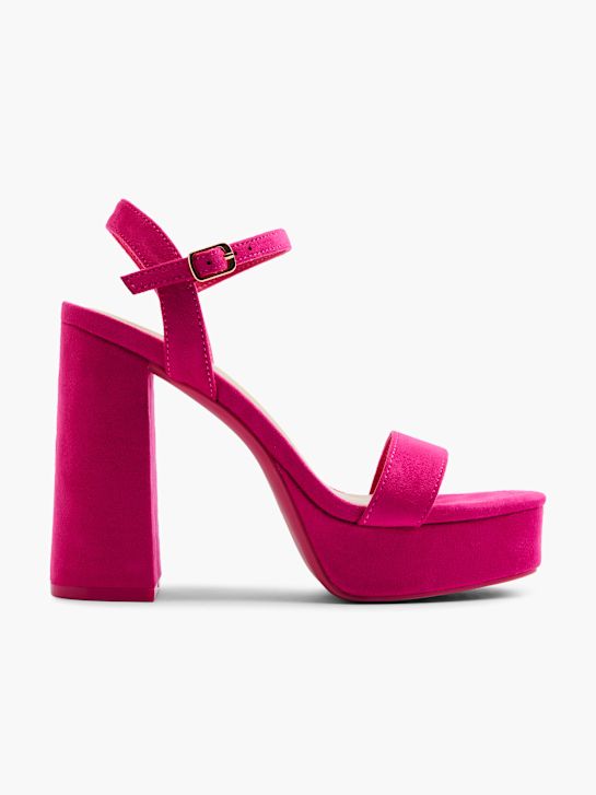 catwalk heeled sandal pink deichmann