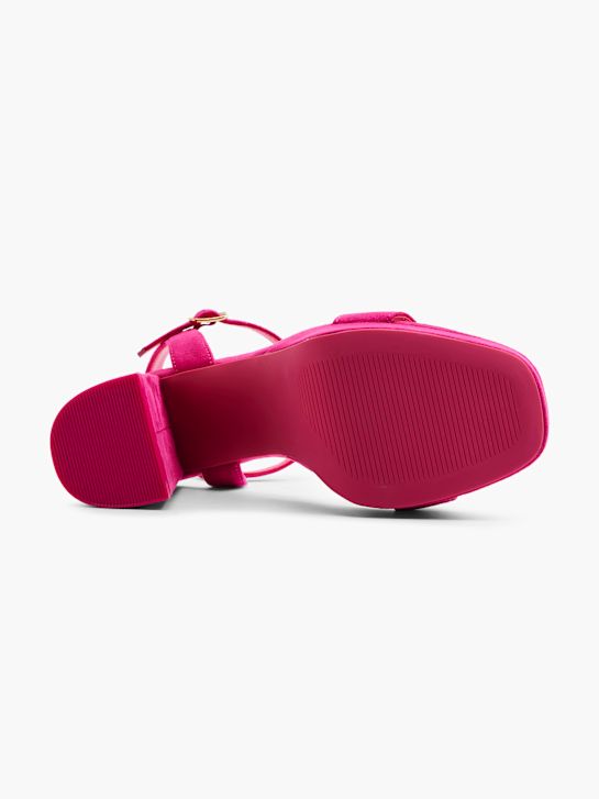 catwalk heeled sandal pink deichmann
