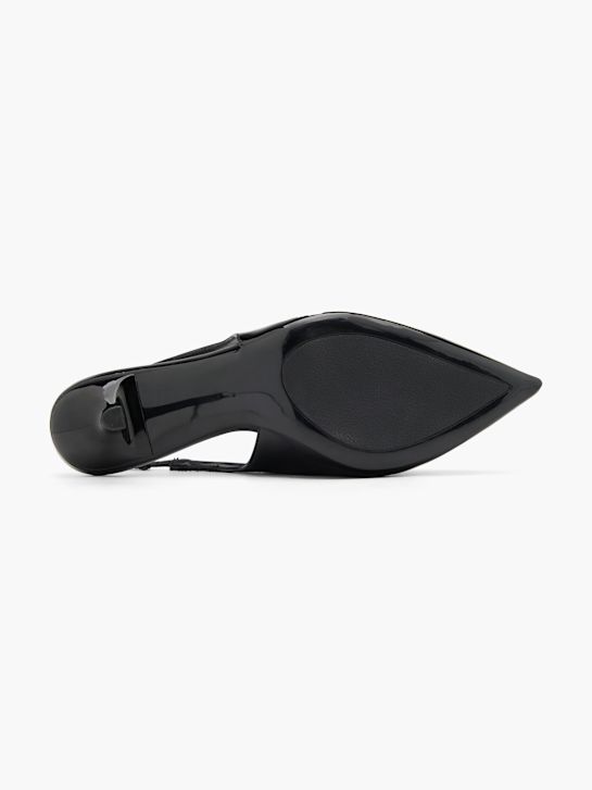 catwalk slingback heel black deichmann