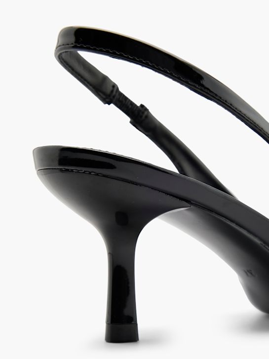 catwalk slingback heel black deichmann