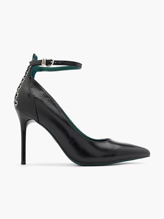 wicked strapped heel black deichmann