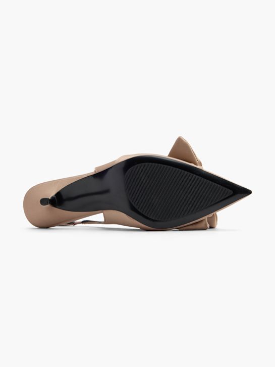 catwalk slingback heel taupe deichmann
