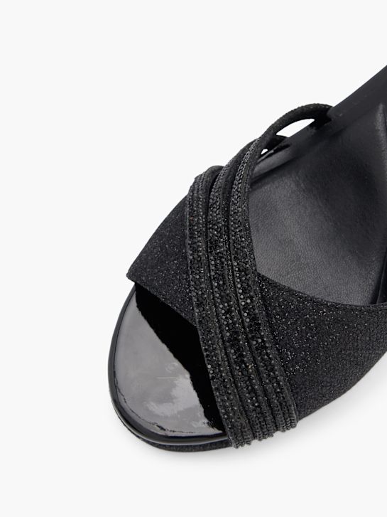 graceland slingback heel black deichmann