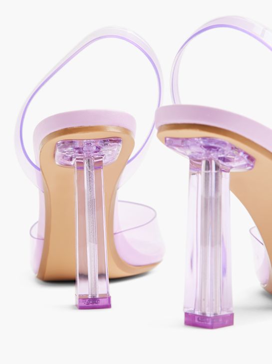 catwalk slingback heel purple deichmann