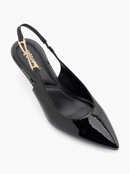 catwalk slingback heel black deichmann