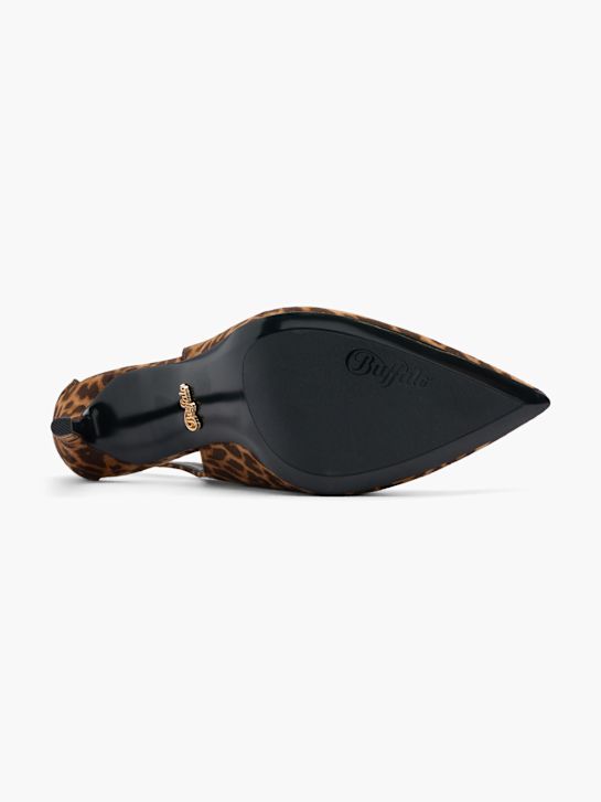 buffalo slingback heel brown deichmann