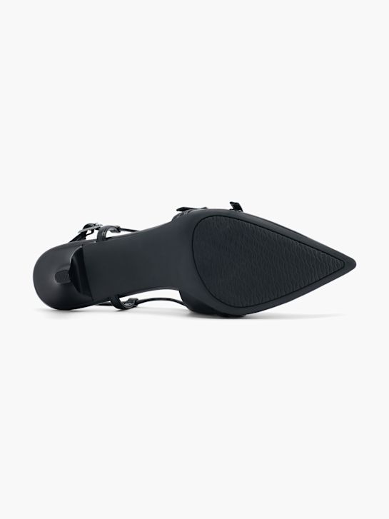 catwalk slingback heel black deichmann