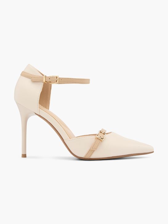 catwalk strapped heel beige deichmann