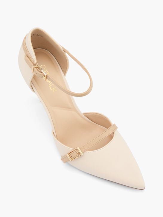 catwalk strapped heel beige deichmann