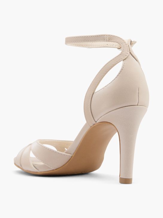 catwalk strapped heel beige deichmann