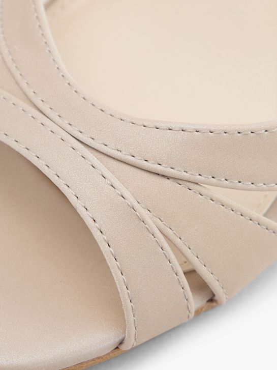 catwalk strapped heel beige deichmann