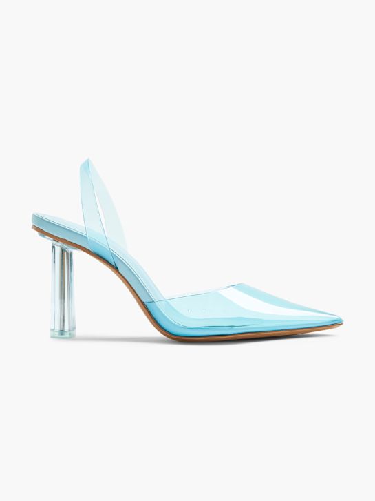 catwalk slingback heel blue deichmann