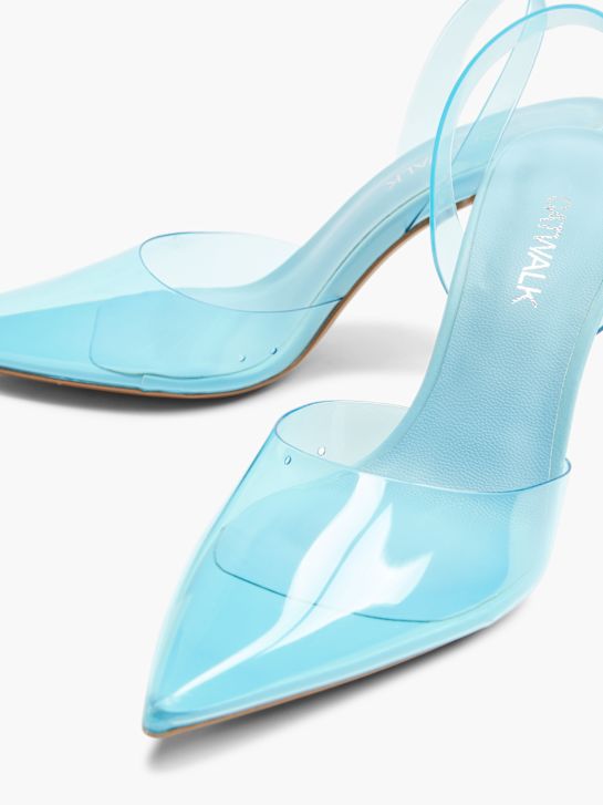catwalk slingback heel blue deichmann