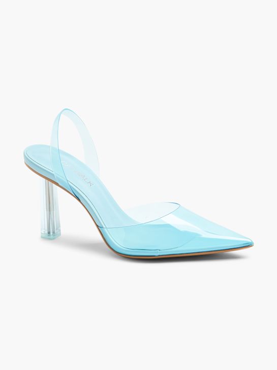 catwalk slingback heel blue deichmann