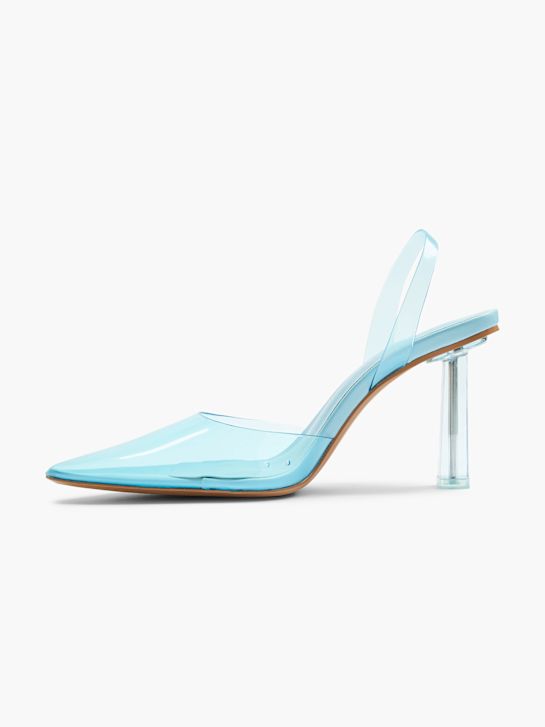 catwalk slingback heel blue deichmann