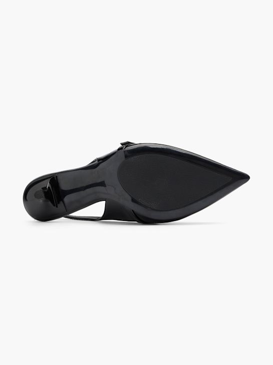 catwalk slingback heel black deichmann