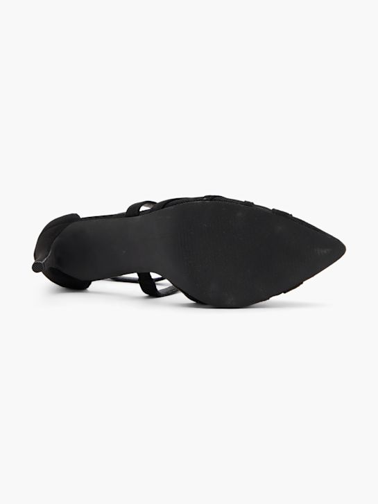 graceland strapped heel black deichmann