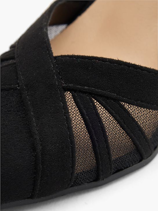 graceland strapped heel black deichmann