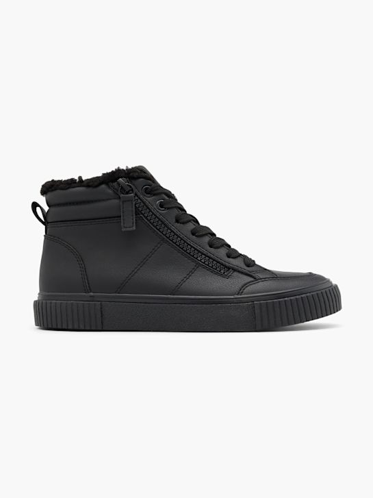 venice high top trainer black deichmann
