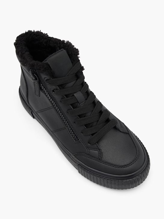 venice high top trainer black deichmann