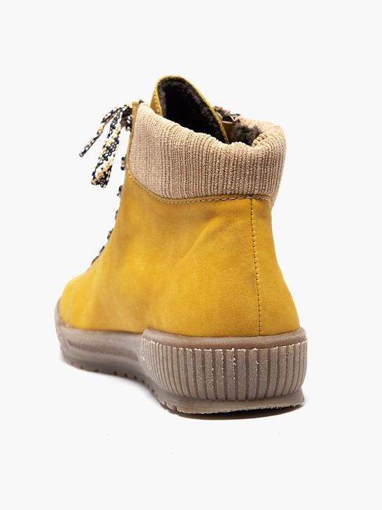 rieker high top trainer yellow deichmann