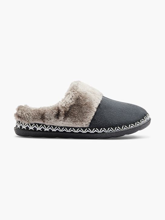 casa mia house slipper black deichmann