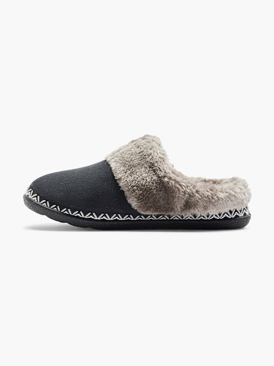 casa mia house slipper black deichmann
