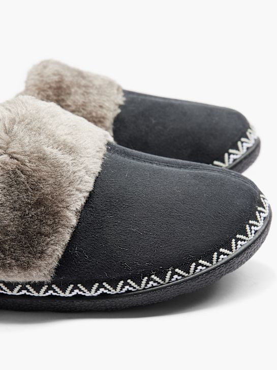 casa mia house slipper black deichmann