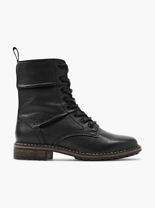 5th avenue laced ankle boot black deichmann
