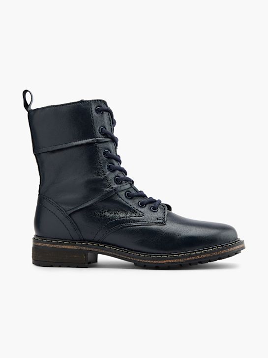 5th avenue laced ankle boot blue deichmann