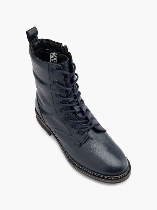 5th avenue laced ankle boot blue deichmann