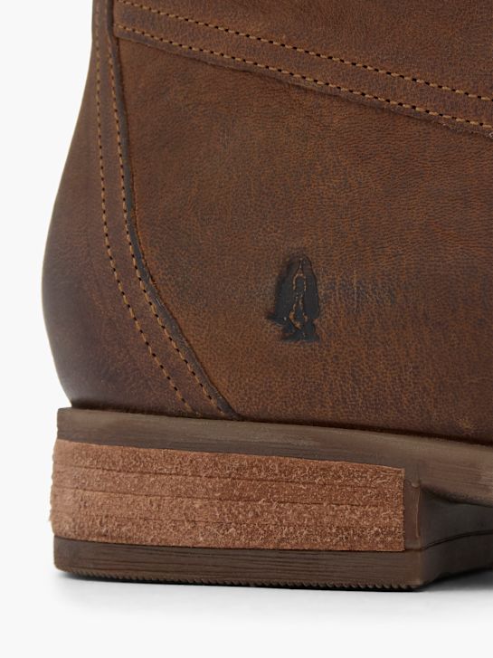 hush puppies laced ankle boot brown deichmann