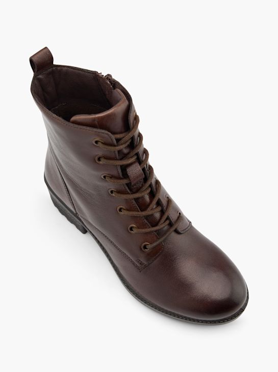 5th avenue laced ankle boot brown deichmann