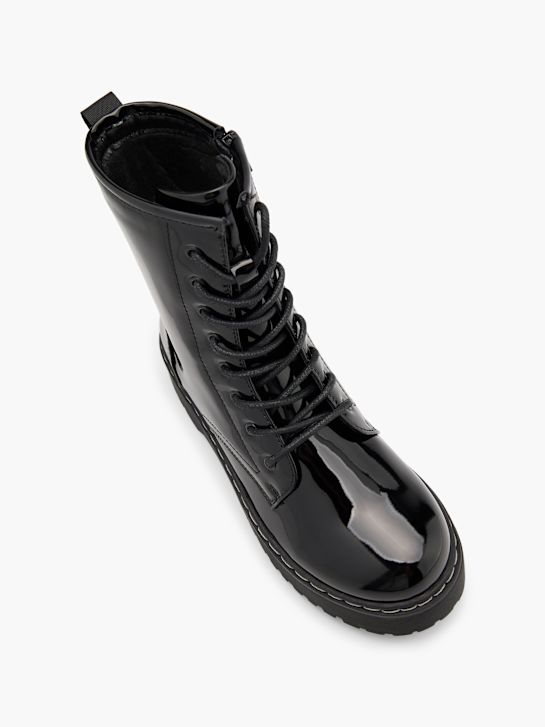 catwalk lace-up boot black deichmann