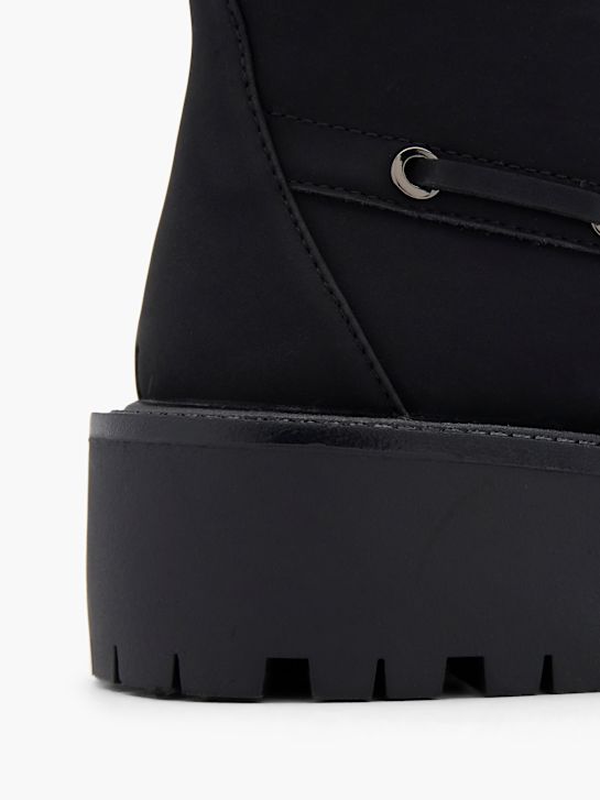 catwalk lace-up boot black deichmann