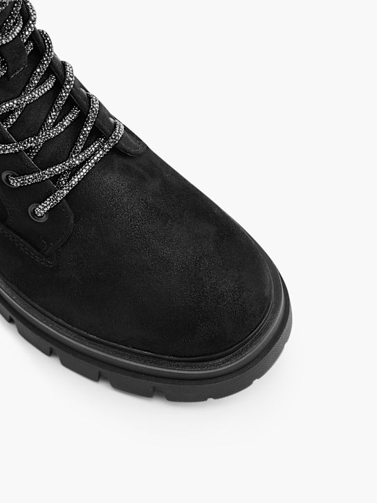catwalk lace-up boot black deichmann