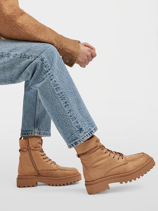 graceland lace-up boot brown deichmann