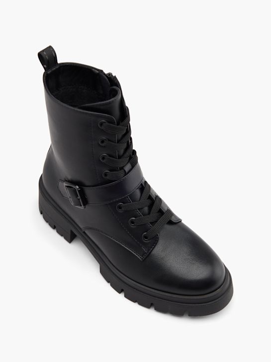 catwalk lace-up boot black deichmann