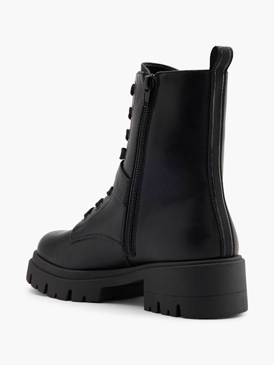 catwalk lace-up boot black deichmann