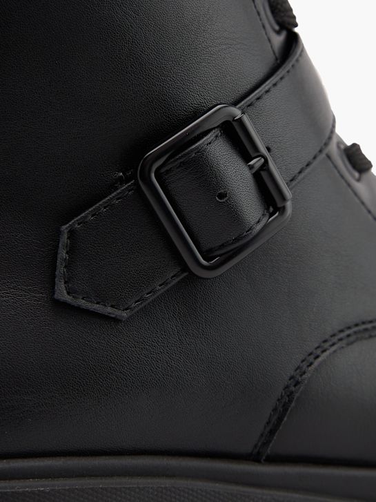 catwalk lace-up boot black deichmann