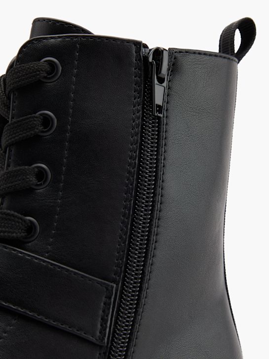 catwalk lace-up boot black deichmann