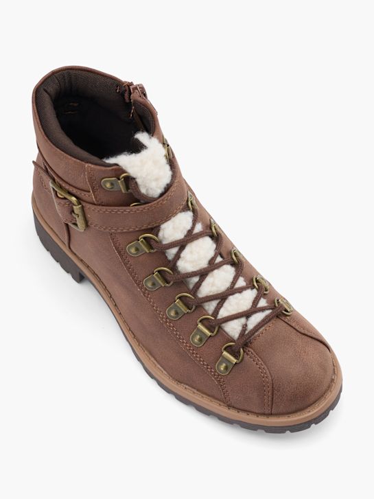 graceland lace-up boot brown deichmann