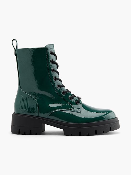 wicked lace-up boot green deichmann