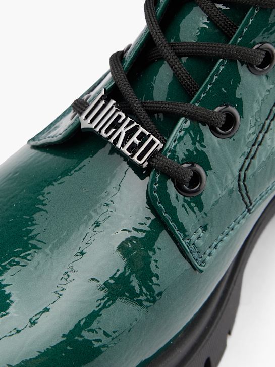 wicked lace-up boot green deichmann