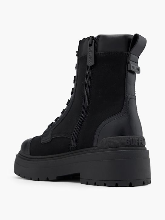 buffalo lace-up boot black deichmann