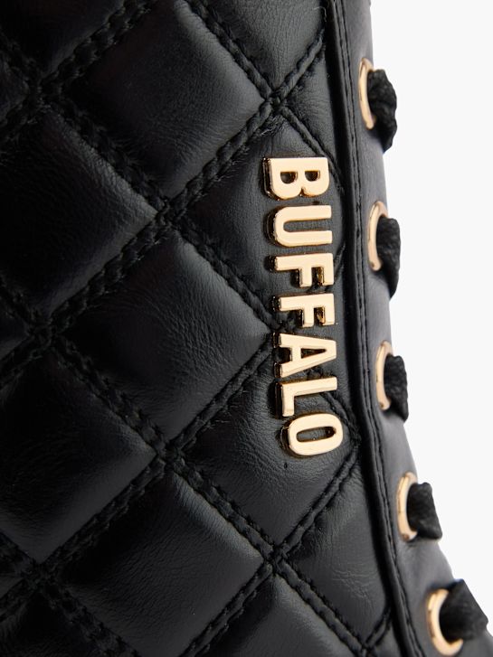 buffalo lace-up boot black deichmann