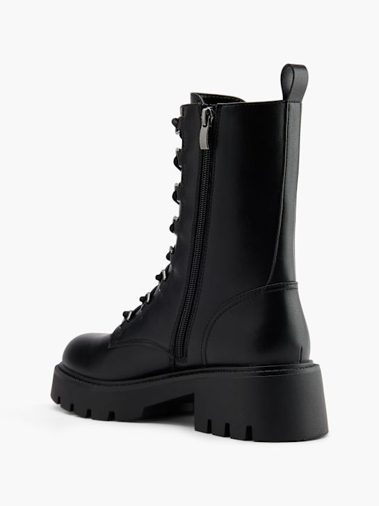 catwalk lace-up boot black deichmann