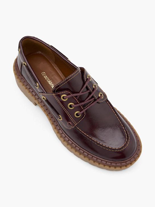 graceland loafer burgundy deichmann